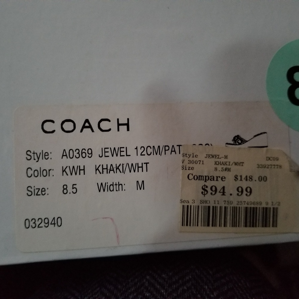 Coach sandals